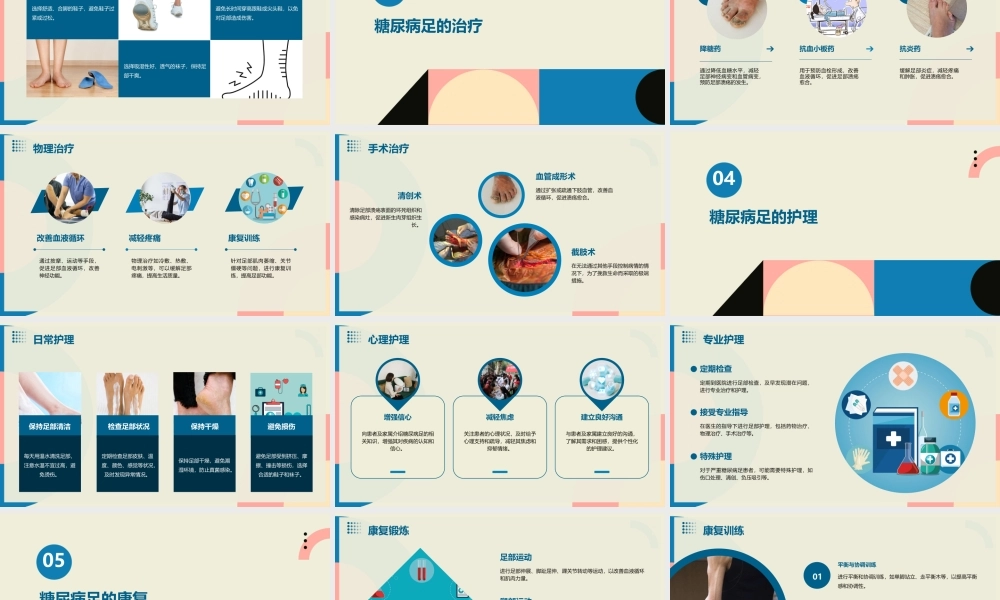 糖尿病足的防治课件