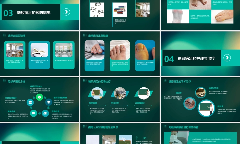 糖尿病足的检查与预防课件
