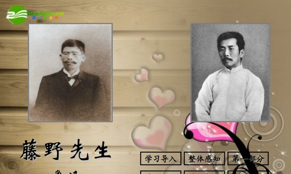 八年级语文下册 (藤野先生)课堂课件 人教新课标版 课件