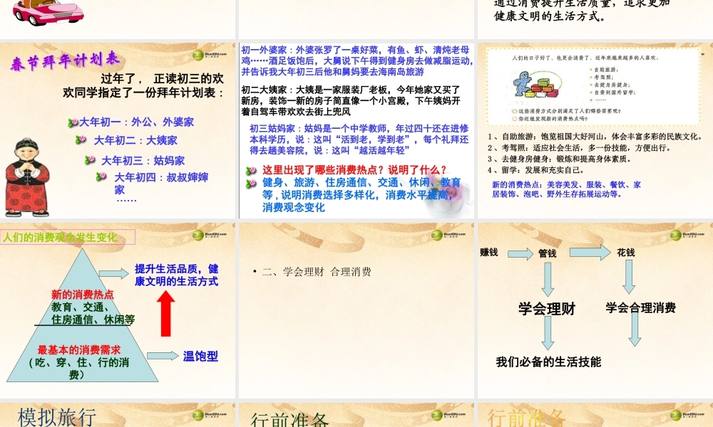 九年级政治全册 第七课 第三框 学会合理消费课件 新人教版 课件
