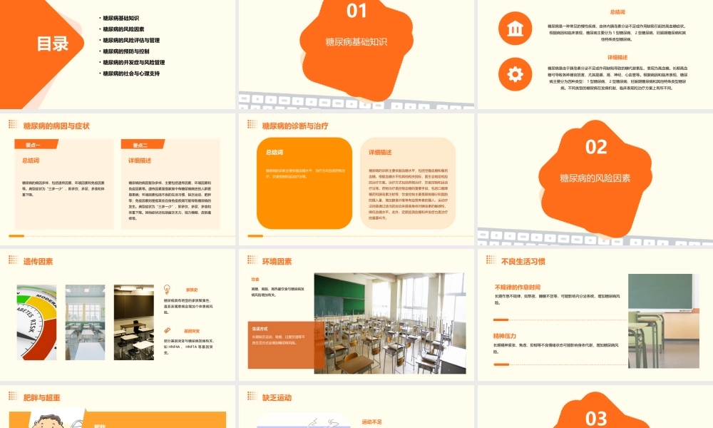 糖尿病的风险管理课件