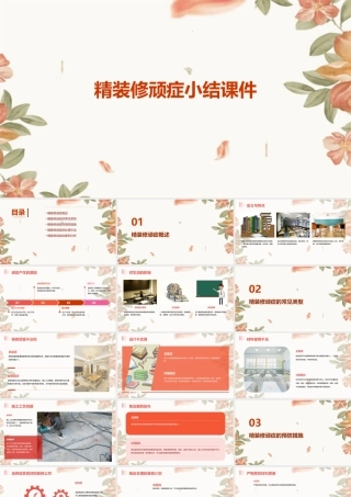 精装修顽症小结课件