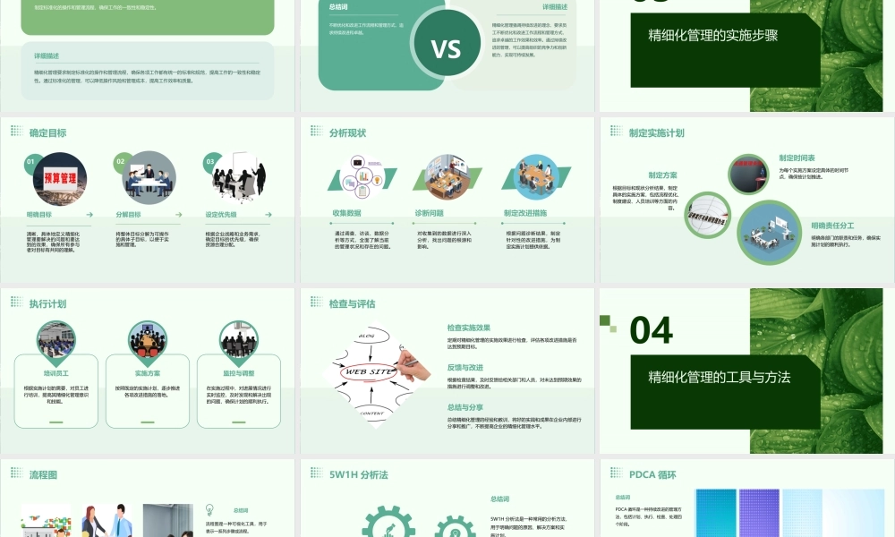 精细化管理办法宣贯(谢)课件