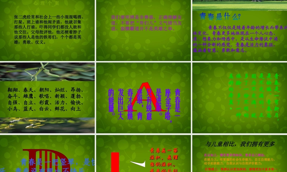 中学七年级政治上册 4.2 感悟青春课件 新人教版 课件