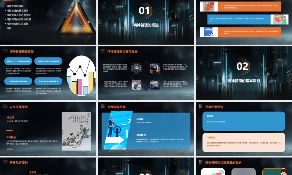 精神管理之精神与经济课件