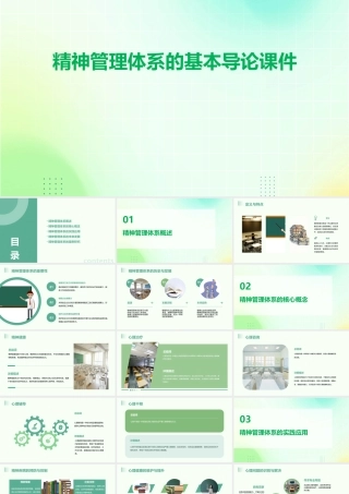 精神管理体系的基本导论课件