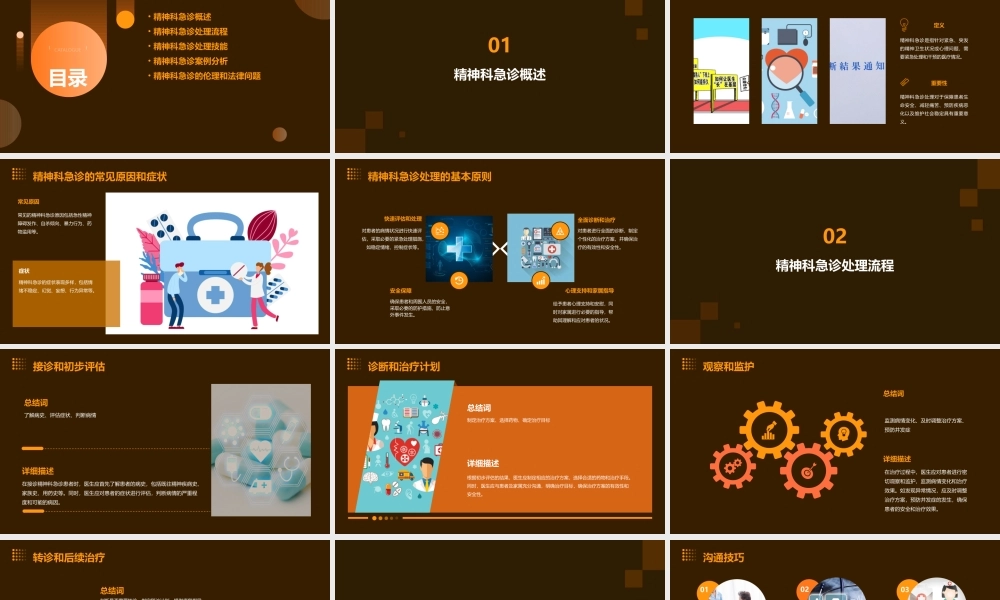精神科急诊处理教学课件