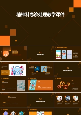 精神科急诊处理教学课件