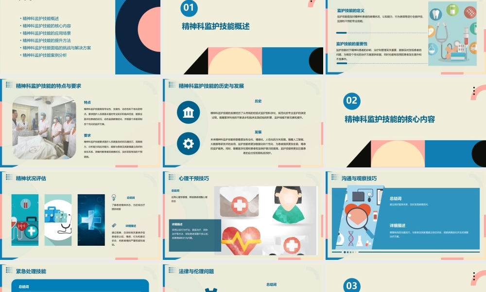精神科专科监护技能课件