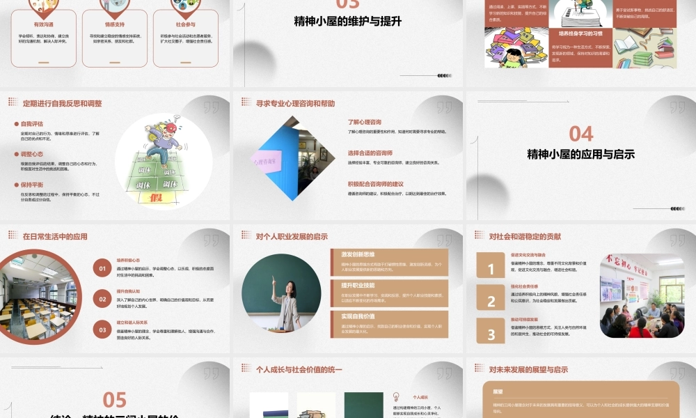 精神的三间小屋课件