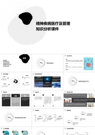 精神疾病医疗及管理知识分析课件