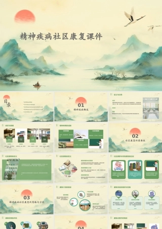 精神疾病社区康复课件