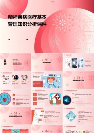 精神疾病医疗基本管理知识分析课件