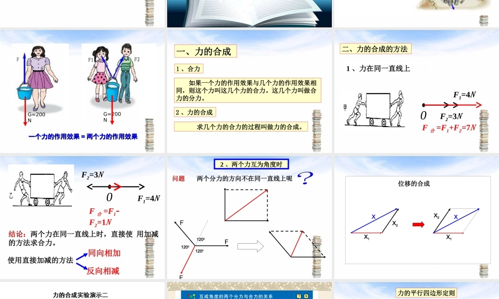第三章_第四节力的合成