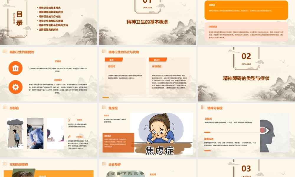 精神卫生选择题课件