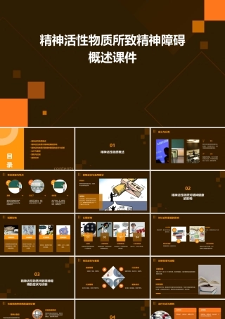 精神活性物质所致精神障碍概述课件