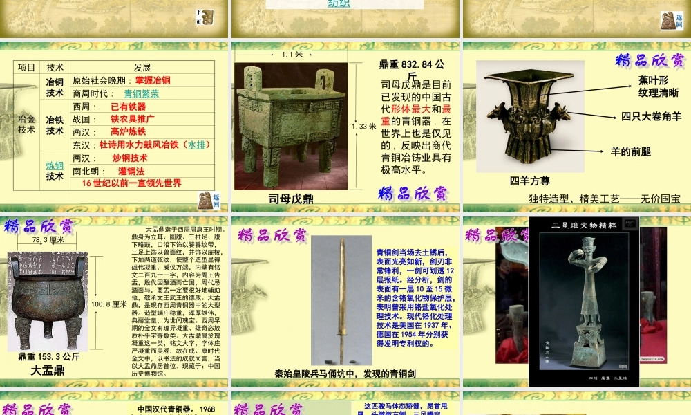 第2课：古代手工业的进步