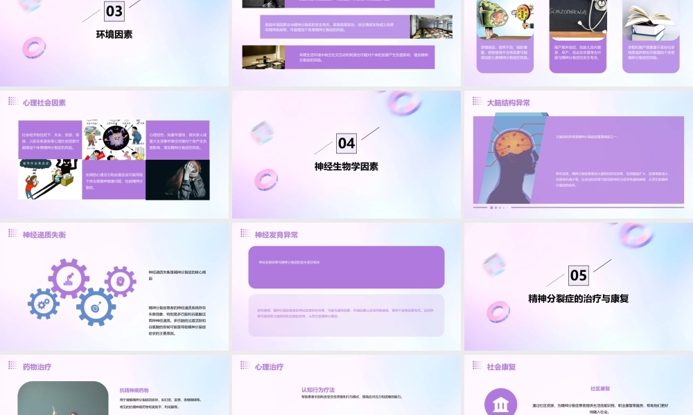 精神分裂症病因学简要课件