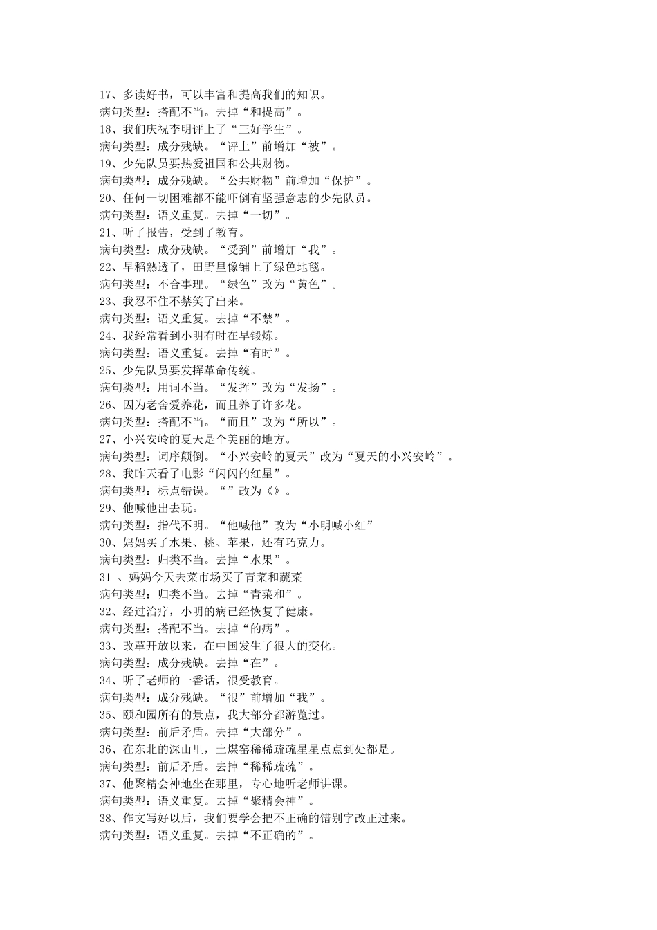 常见病句的类型_第2页
