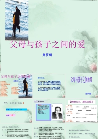 天津市武清区杨村四中高二语文(父母与孩子之间的爱)课件 新人教版 课件