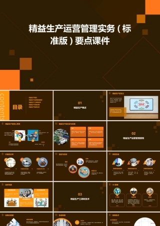 精益生产运营管理实务(标准版)要点课件