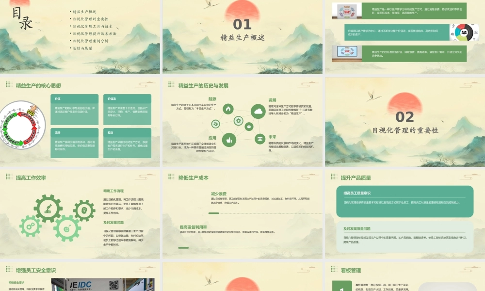 精益生产现场目视化管理提升改善通用课件