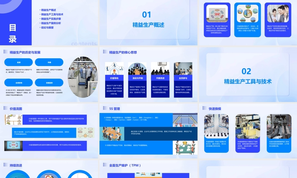 精益生产动画演示课件