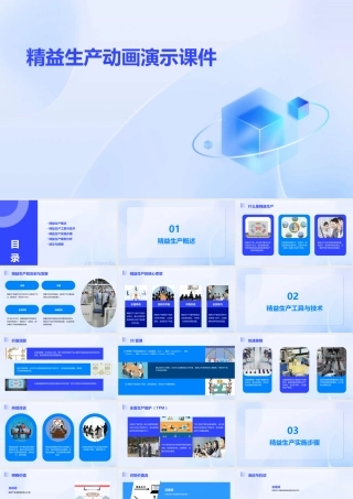 精益生产动画演示课件