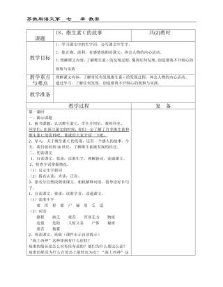 维生素的故事