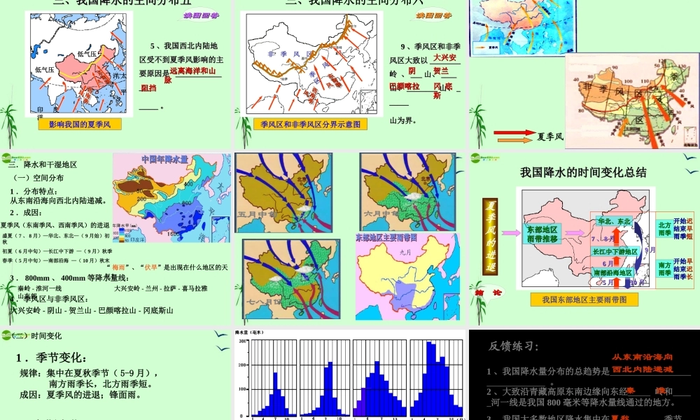 八年级地理上册 第二章第二节(中国的气候)课件 湘教版 课件