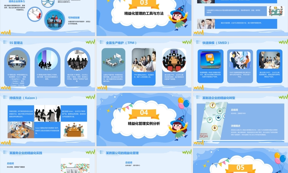 精益化管理实例课件