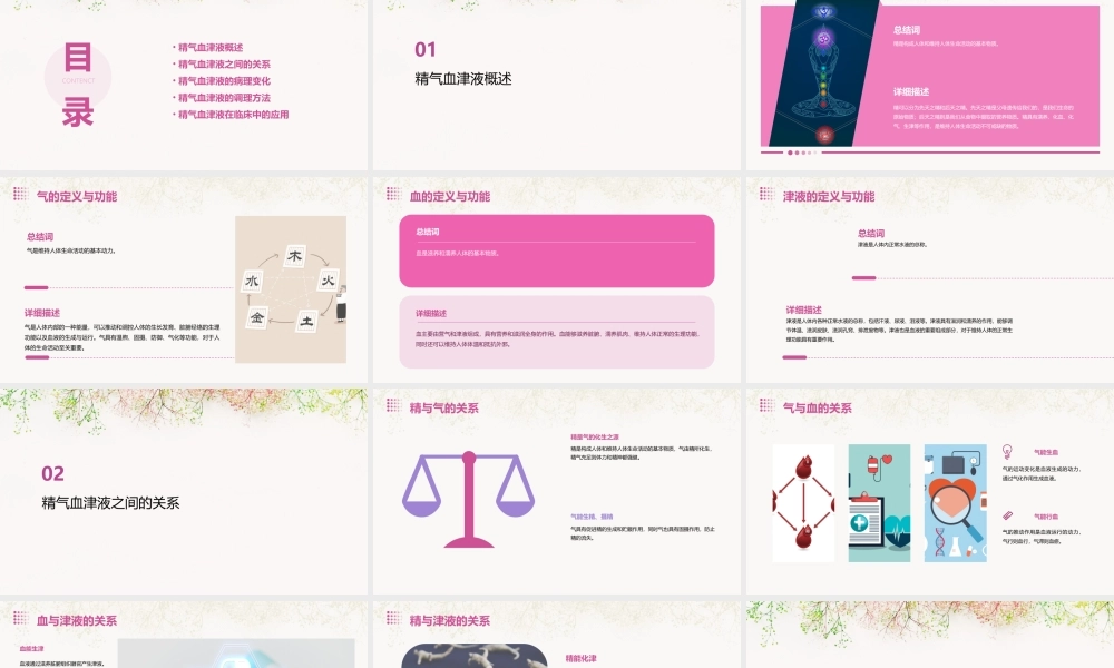 精气血津液通用课件