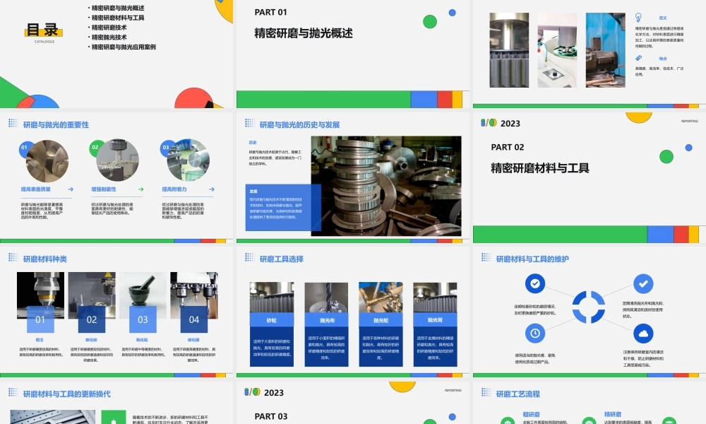 精密研磨与抛光课件