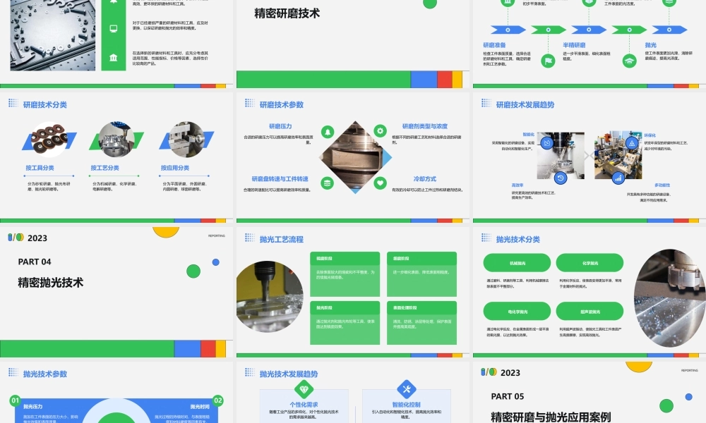 精密研磨与抛光课件