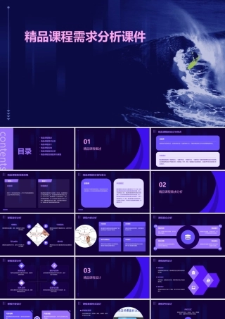 精品课程需求分析课件