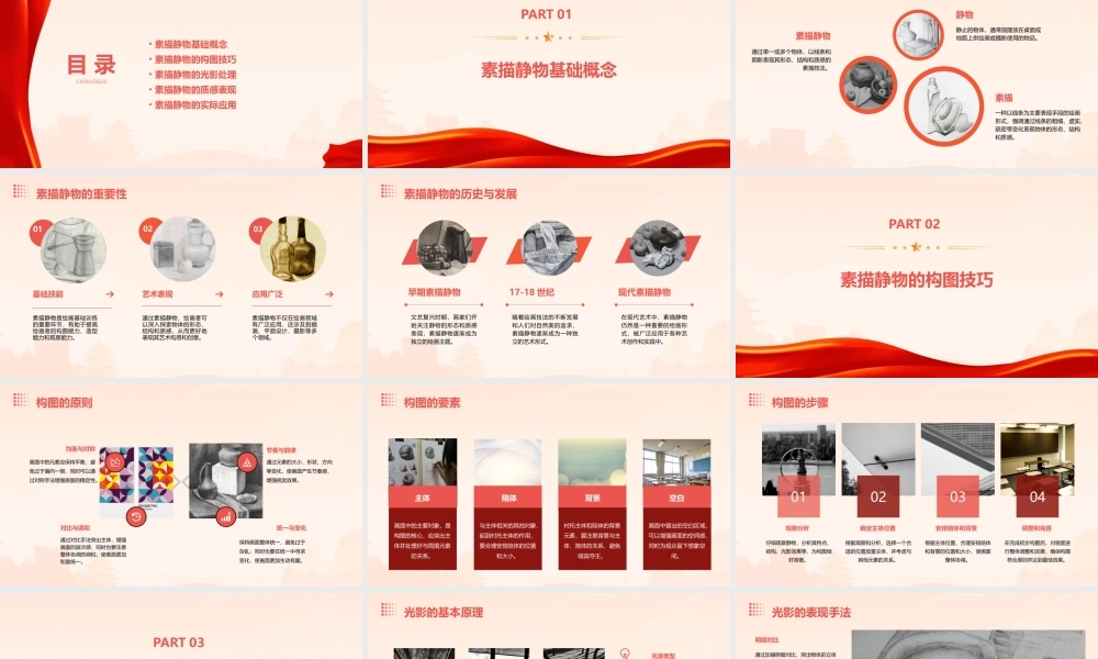 精品素描静物基础(教师版)课件