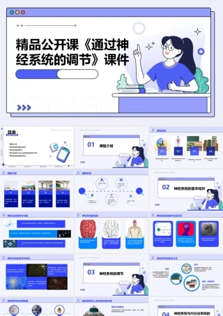 精品公开课《通过神经系统的调节》课件