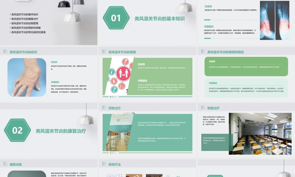 类风湿关节炎的康复课件