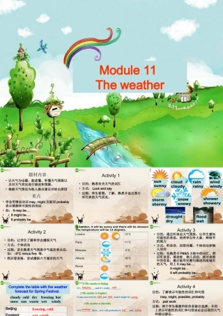 八年级英语上册 Modules 11-12课件 外研版 课件