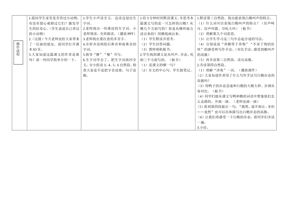 白鹅图文式教案_第2页