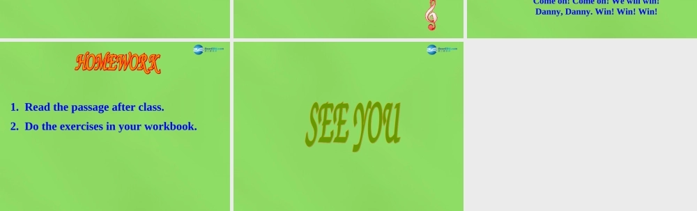 八年级英语下册 Unit 6 Lesson 31 Don't Fall, Danny课件 (新版)冀教版 课件