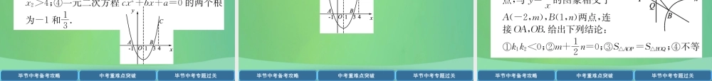 中考数学复习 专题1 函数的图象与性质(精讲)课件