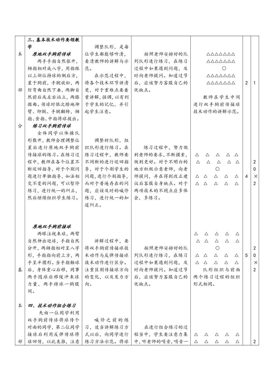 篮球传接球教案_第2页