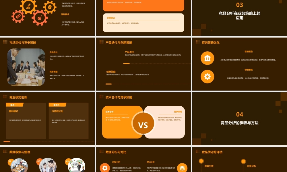 竞品分析重点以及在业务策略上的应用课件