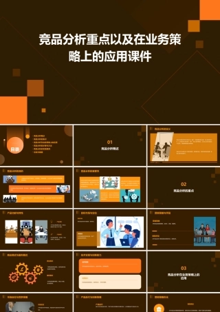 竞品分析重点以及在业务策略上的应用课件