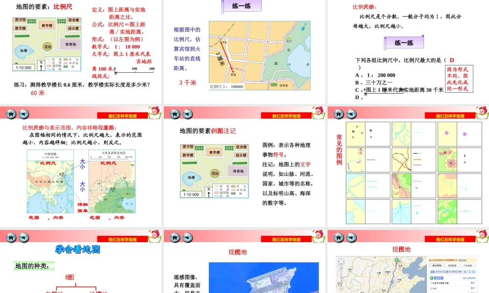 第二节我们怎样学地理