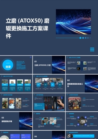 立磨(ATOX50)磨辊更换施工方案课件