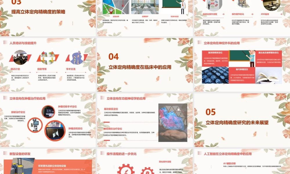 立体定向的精确度课件