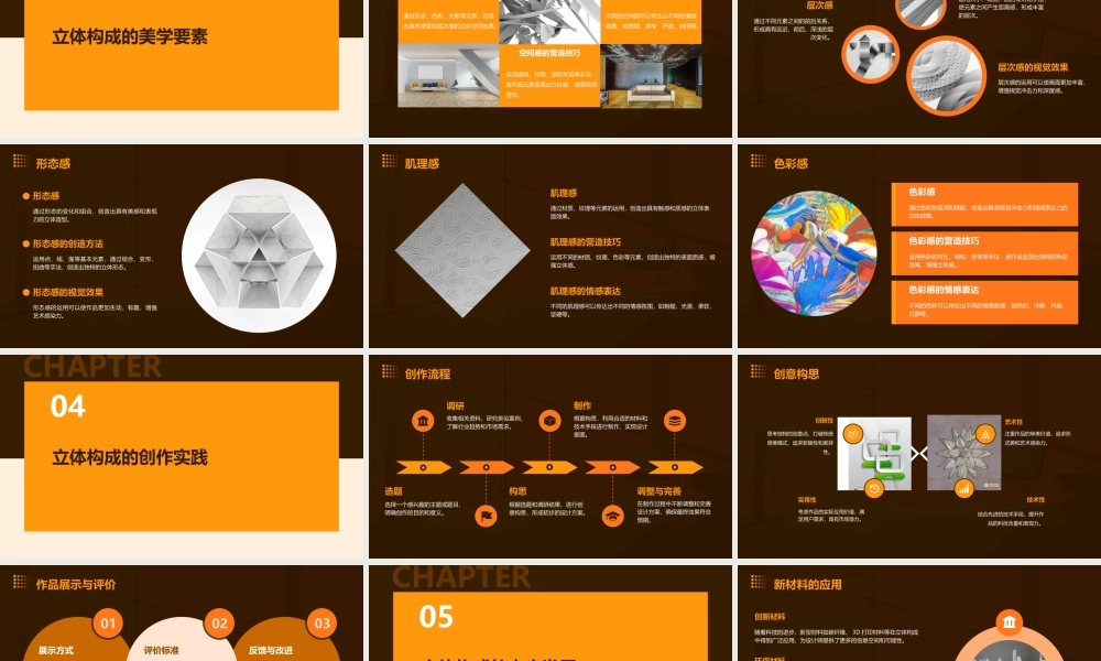 立体构成的美学要素课件