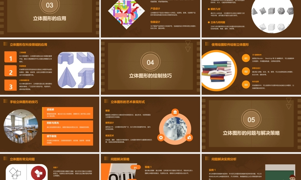 立体图形复习课课件